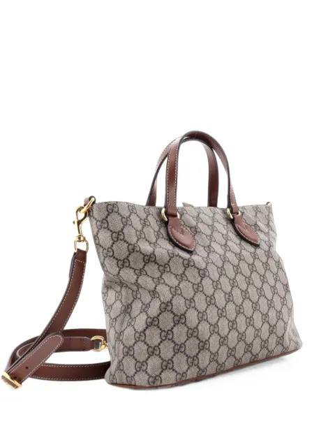 Gucci Pre-Owned Convertible Soft GG Coated Canvas with Leather Small tote bag