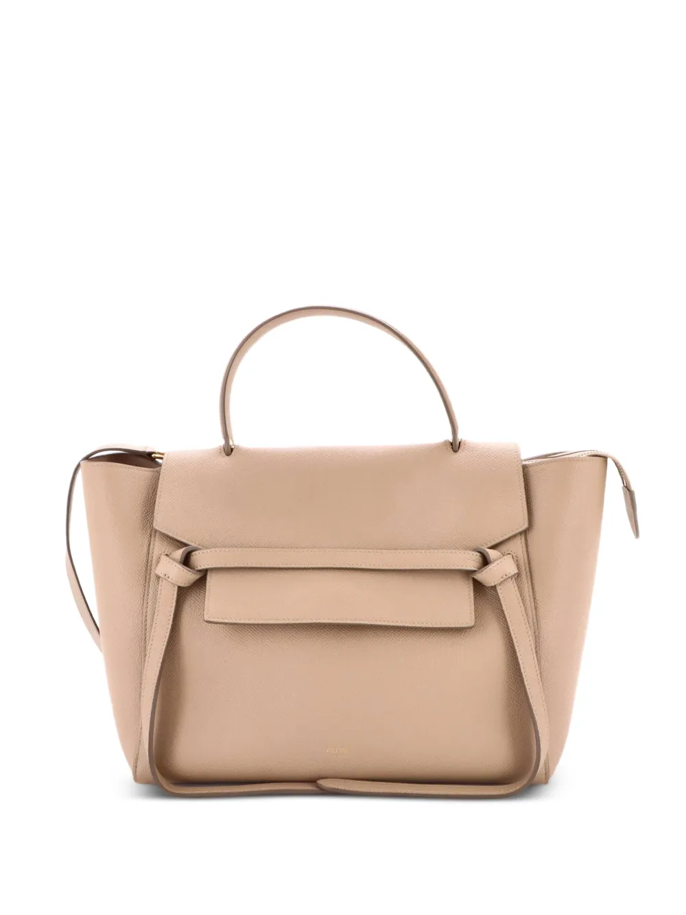 Celine Pre-Owned Belt Bag Textured Leather Mini shoulder bag - Nude