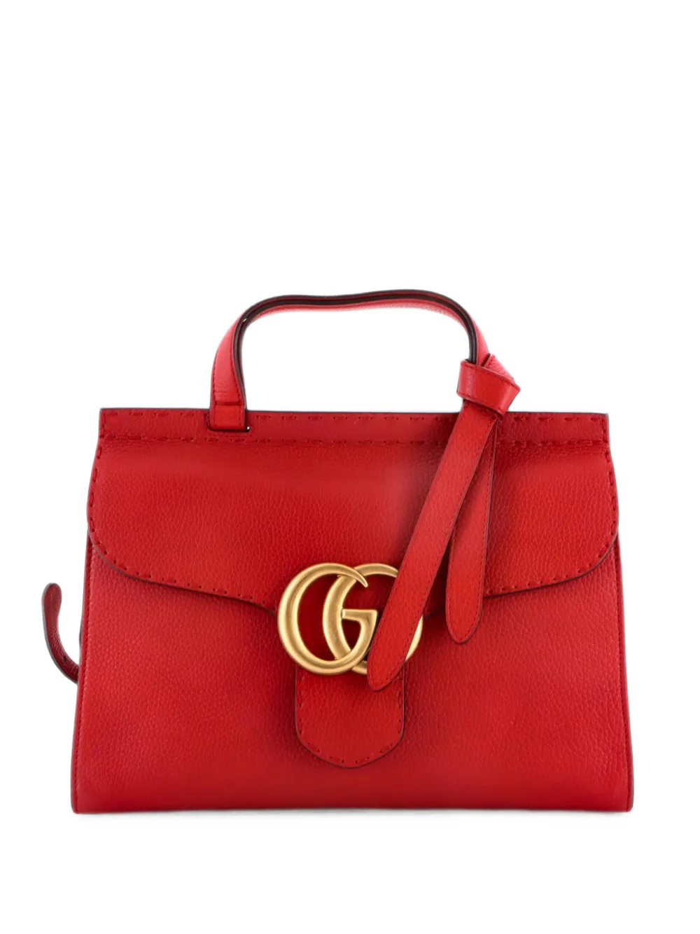 Gucci Pre-Owned petit sac à main à motif GG Marmont - Rouge Gucci Pre-Owned petit sac à main à motif GG Marmont - Rouge