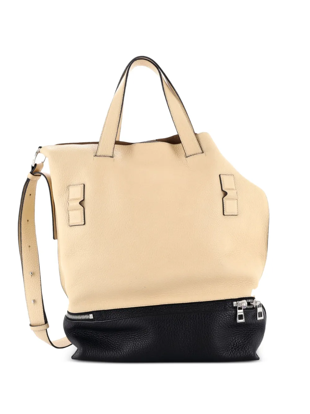 Loewe Pre-Owned Expandable Shopper Leather tote bag - Schwarz