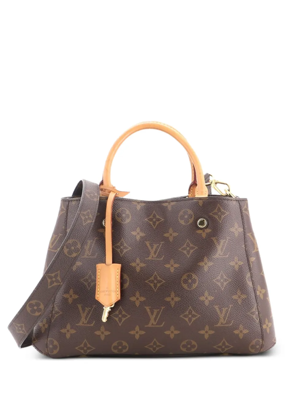 Louis Vuitton Pre-Owned Montaigne Handbag Monogram Canvas BB satchel - Marrone