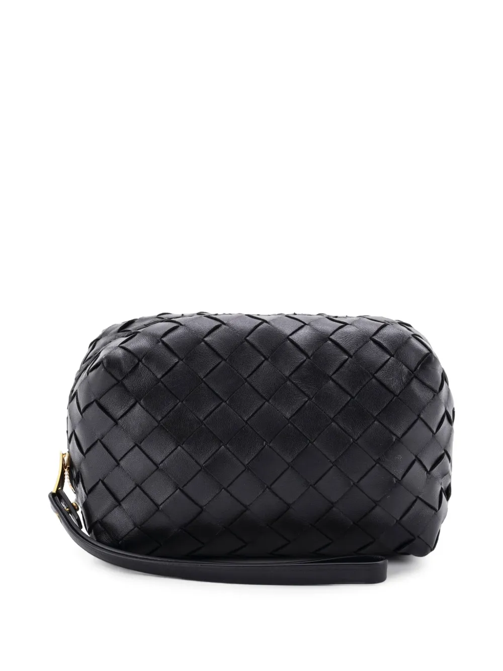Bottega Veneta Pre-Owned Wristlet Cosmetic Intrecciato Nappa pouch - Schwarz