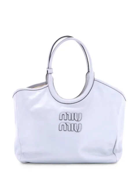 Miu Miu Pre-Owned cabas Ivy médium en cuir