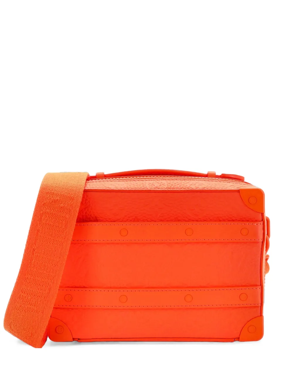 Louis Vuitton Pre-Owned Handle Soft Trunk Bag Monogram Taurillon Leather crossbody bag - Orange