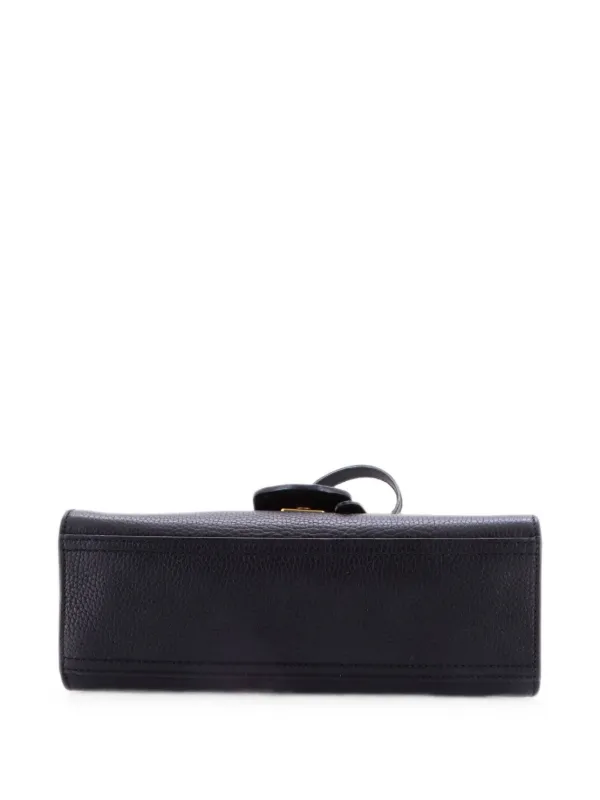 Gucci Pre-Owned GGマーモント トップハンドル レザー ミニ サッチェル