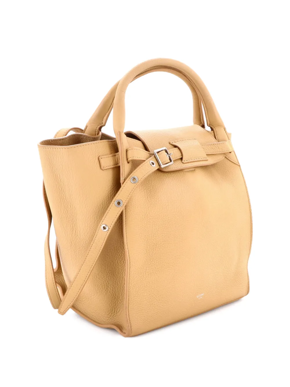 Celine Pre-Owned Big Bag Grained Calfskin Small satchel - Nude