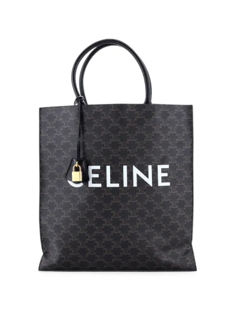 Celine Pre-Owned grand cabas Vertical Triomphe en toile enduite