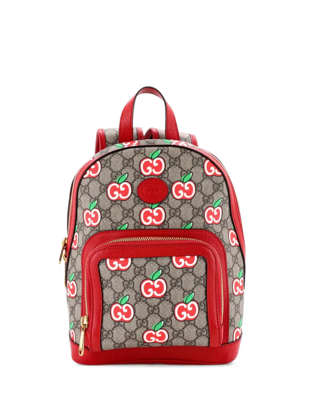 Gucci Pre-Owned petit sac à dos Zip Pocket Apple GG en toile enduite - Marron