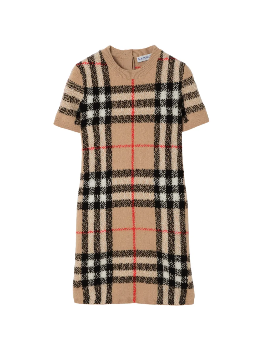Burberry Kids check-print dress Beige