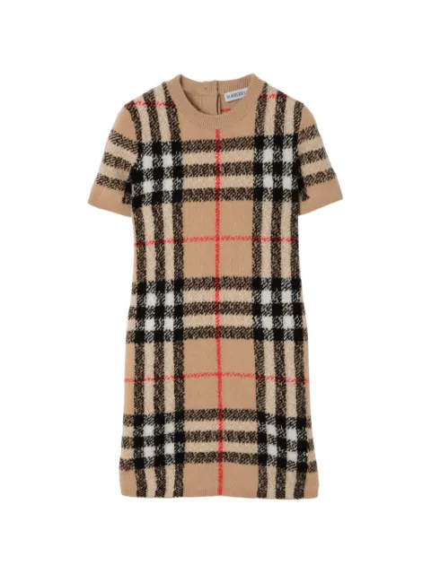 Burberry Kids check-print dress
