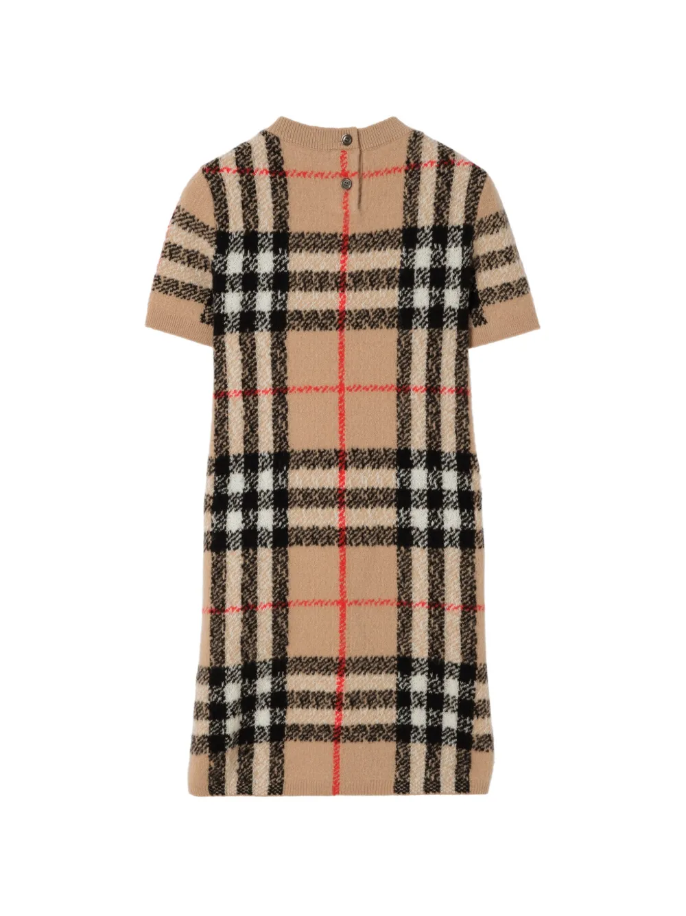 Burberry Kids check-print dress Beige