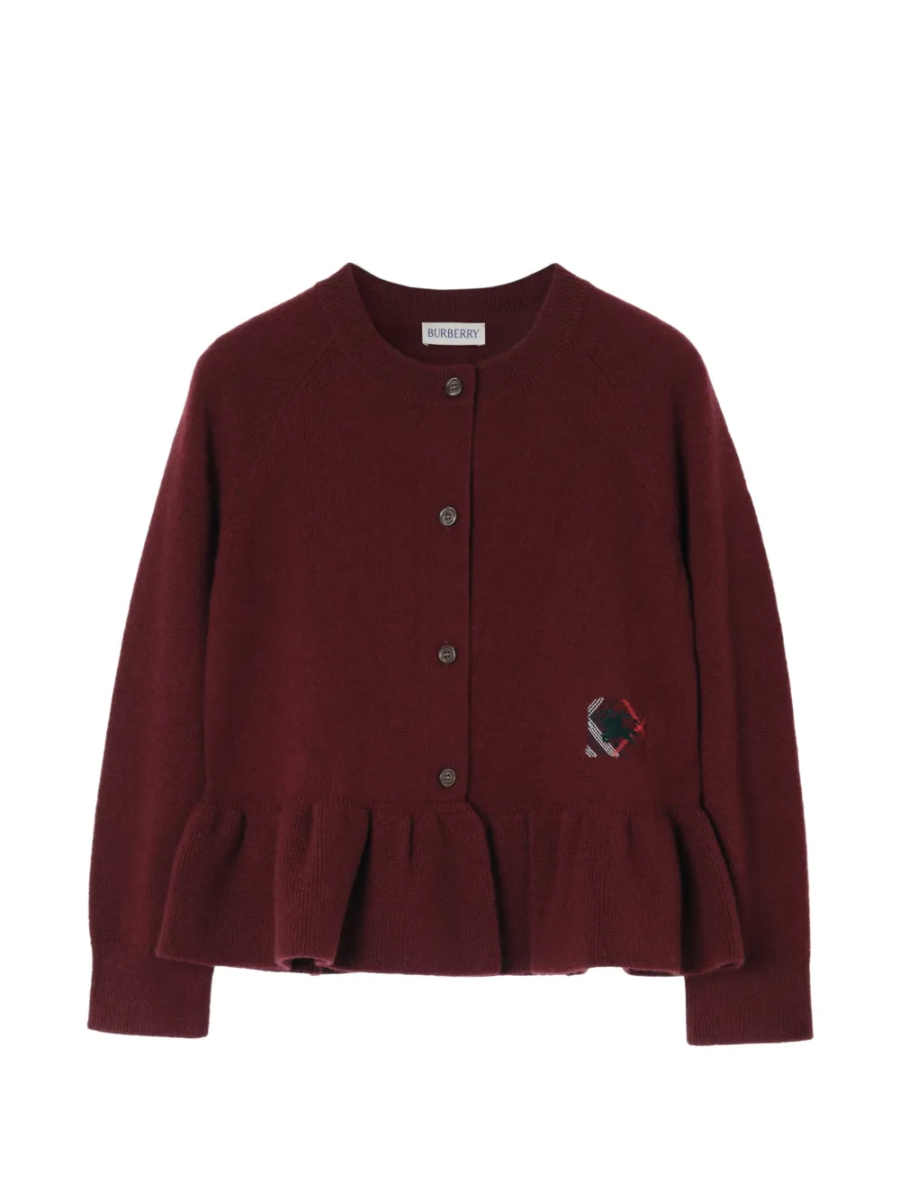 Burberry Kids Cardigan aus Kaschmir - Rot