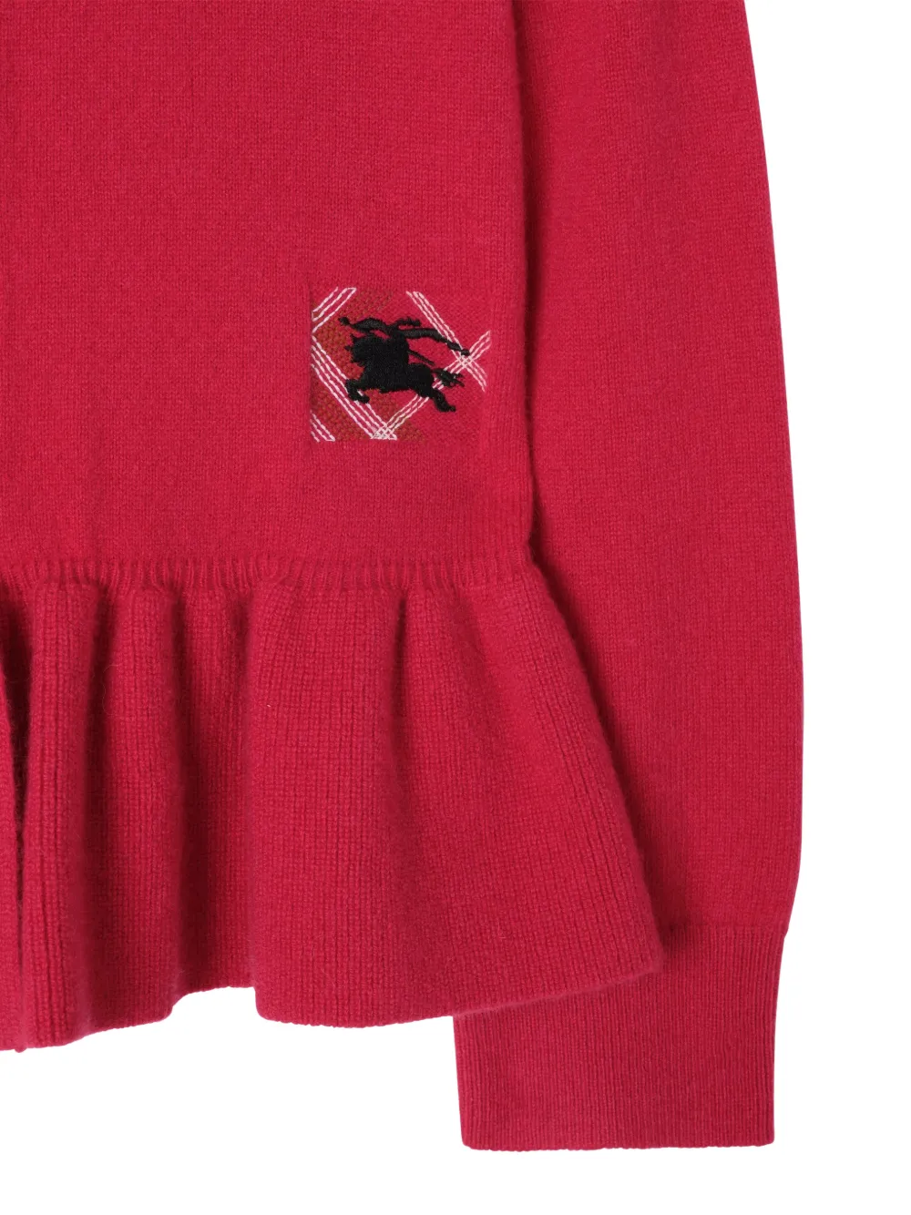 Burberry Kids cashmere cardigan Roze