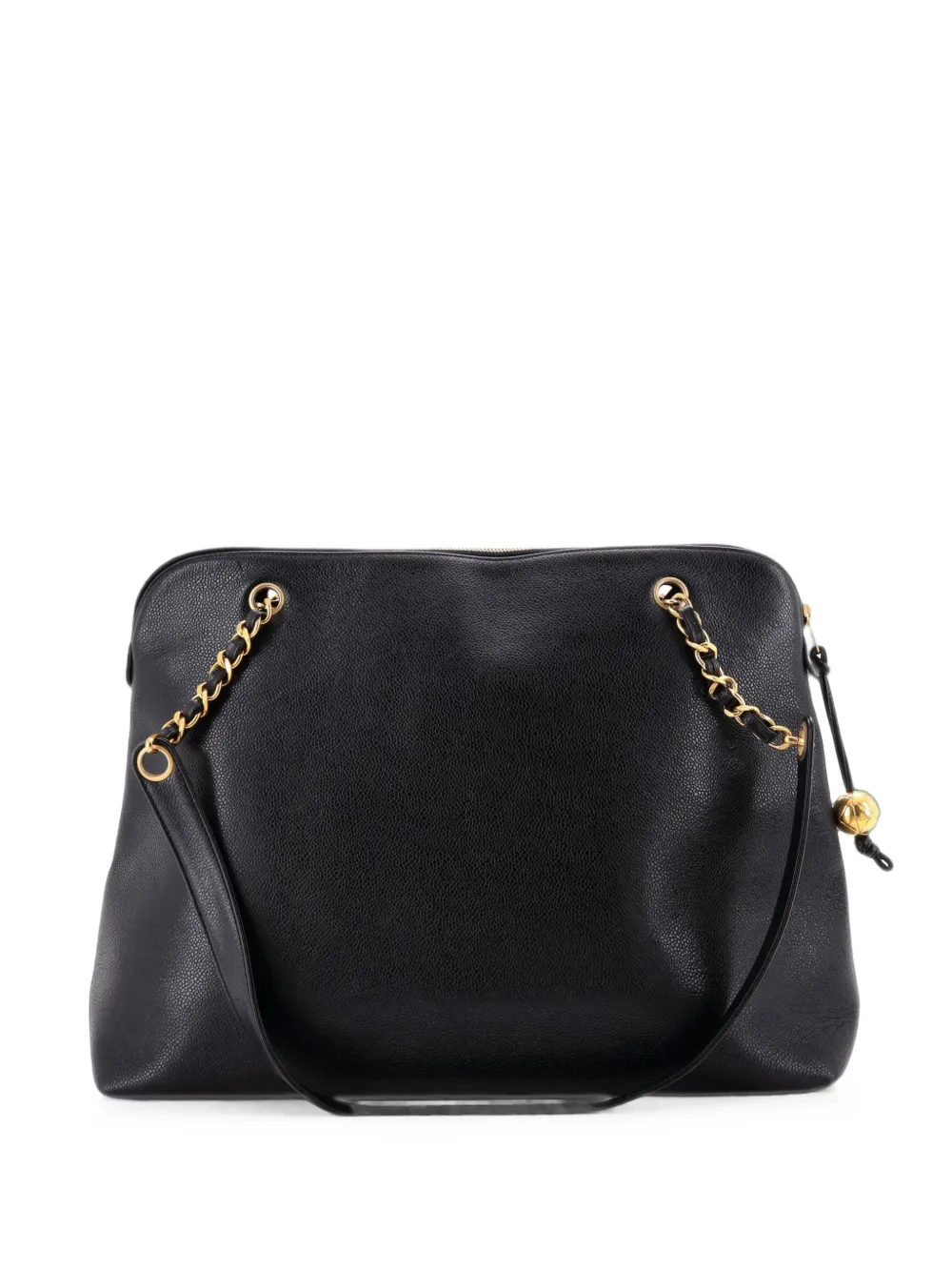 CHANEL Pre-Owned Timeless Zip Tote Caviar Large shoulder bag - Nero