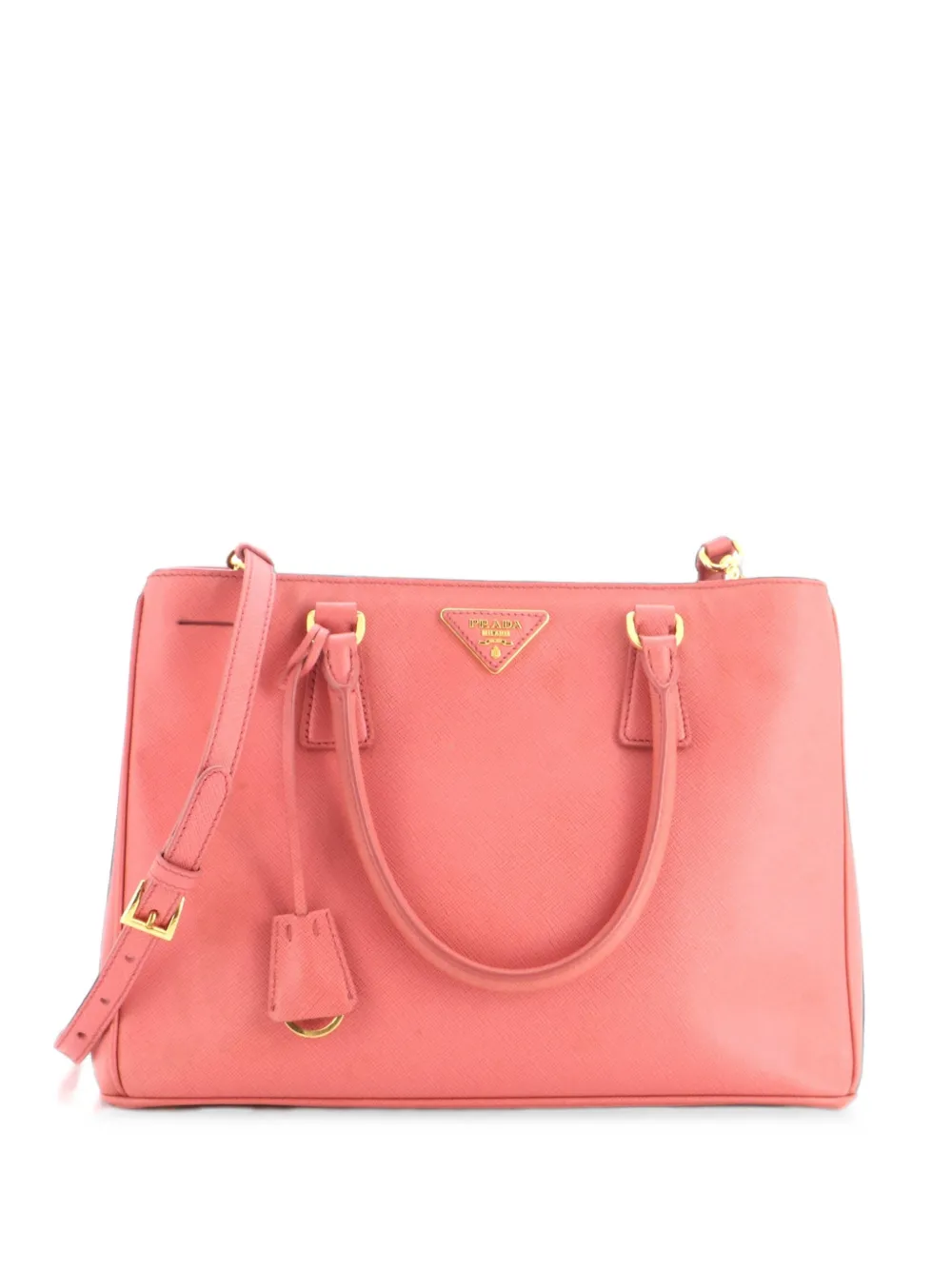 Prada Pre-Owned cabas Gardener's médium en cuir Saffiano - Rose Prada Pre-Owned cabas Gardener's médium en cuir Saffiano - Rose