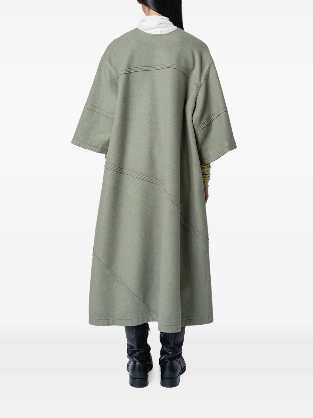 Muller Of Yoshiokubo Mellow wollen jurk Groen