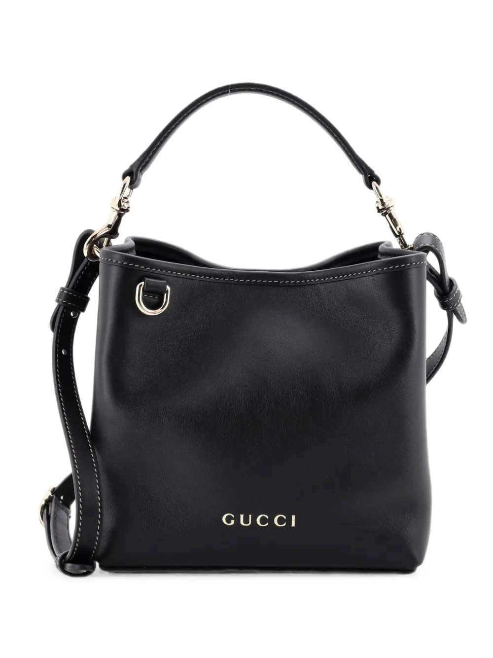 Gucci Pre-Owned petit sac seau Emblem - Noir Gucci Pre-Owned petit sac seau Emblem - Noir