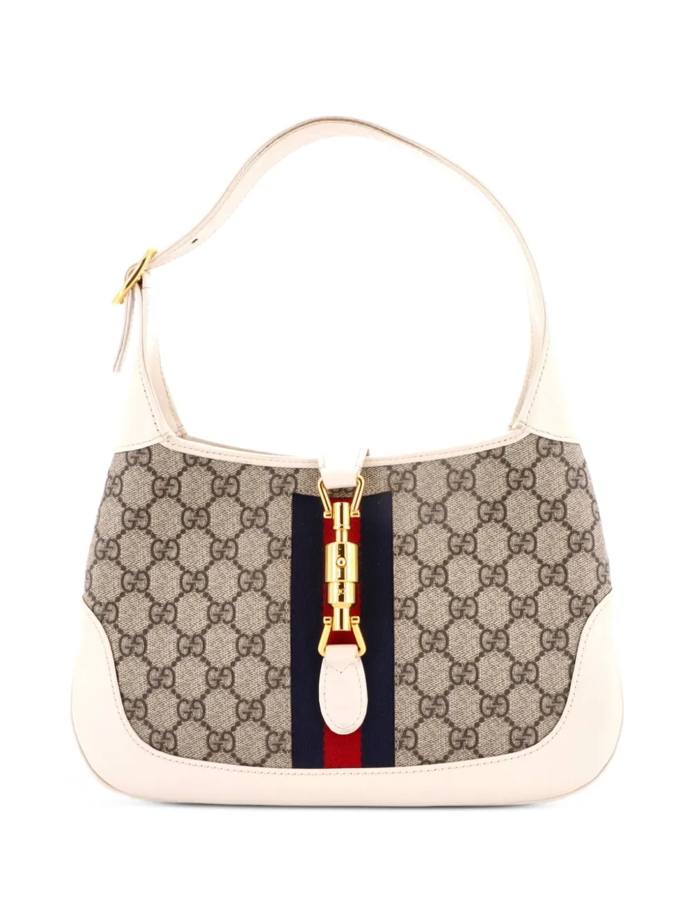 Gucci Pre-Owned Jackie 1961 GG Coated Canvas Small hobo bag - Neutrals