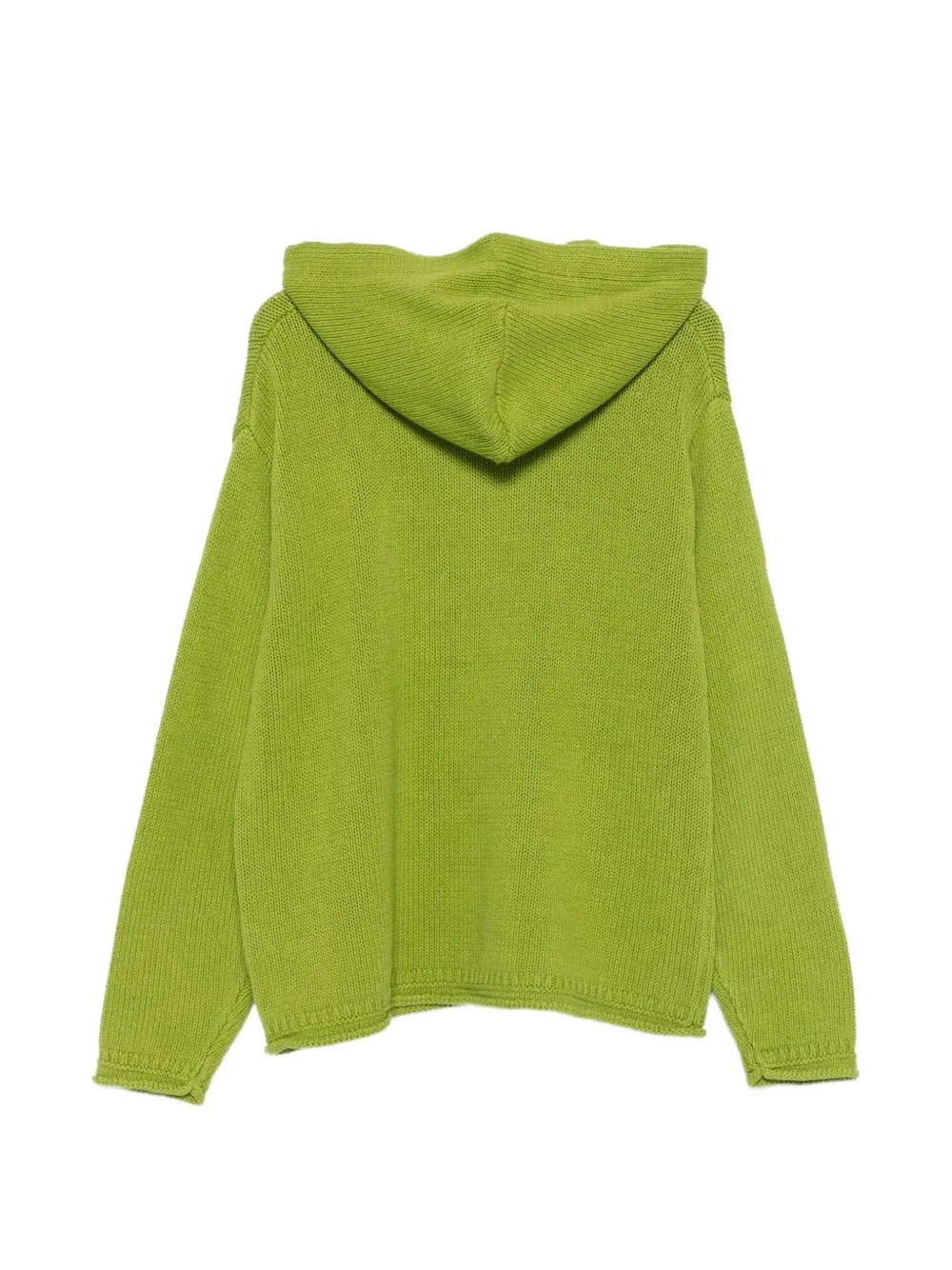 Stüssy logo-patch drawstring hoodie Groen