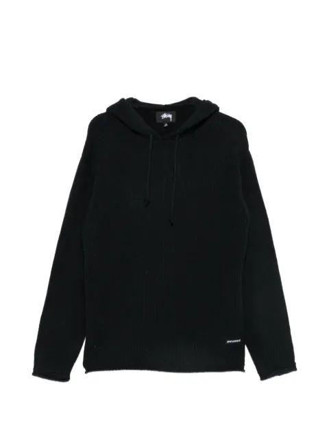 Stüssy logo-patch hoodie