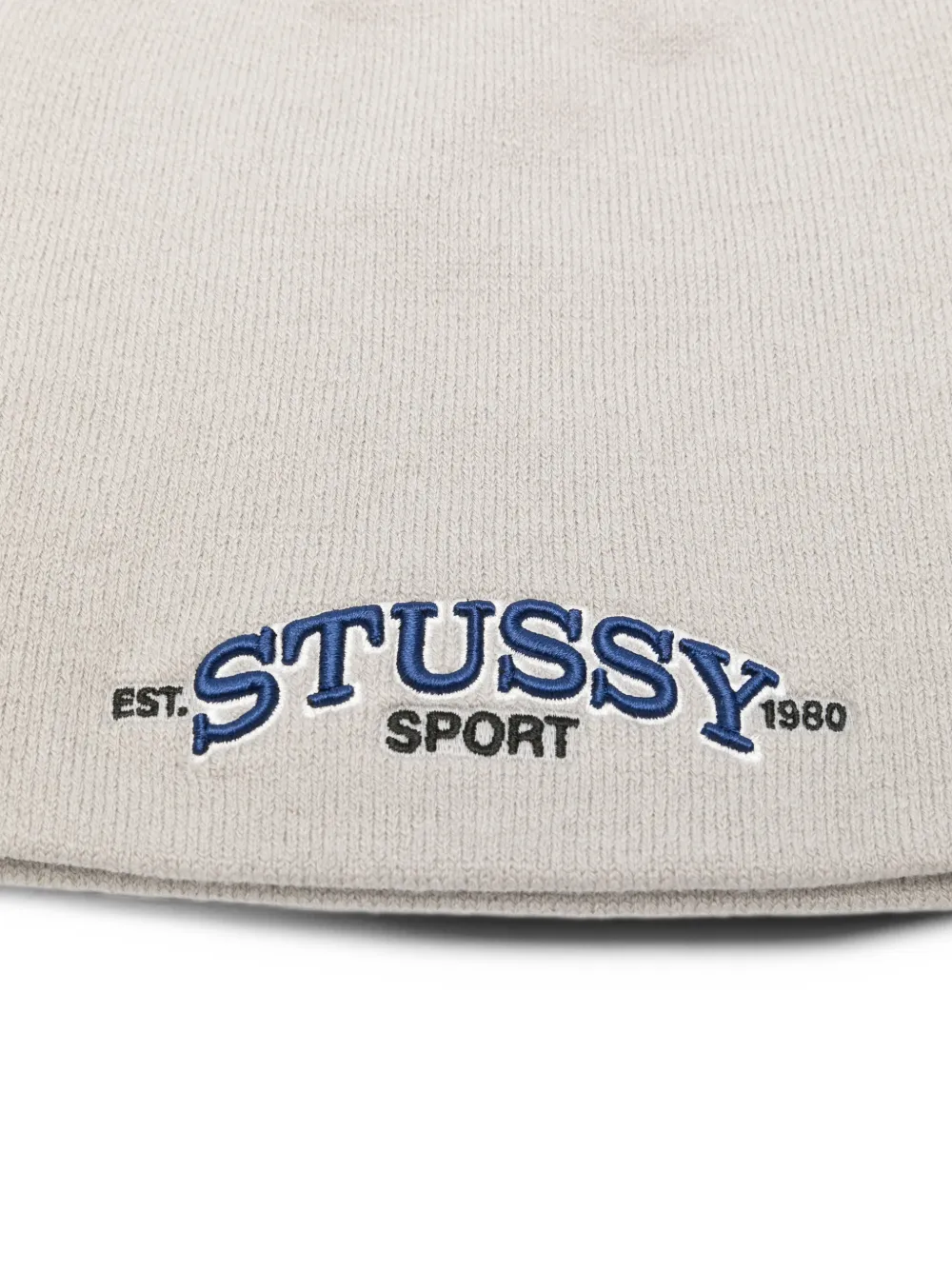 Stüssy Muts met geborduurd logo Grijs
