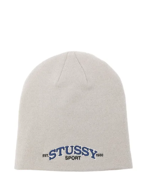 Stüssy logo-embroidered beanie hat