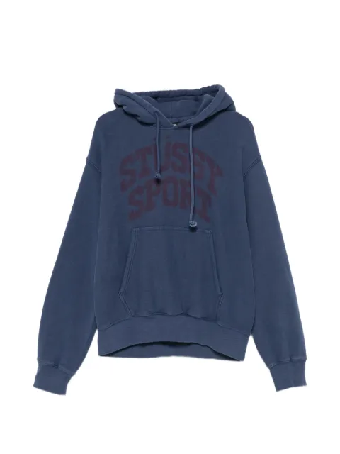 Stüssy logo-print hoodie
