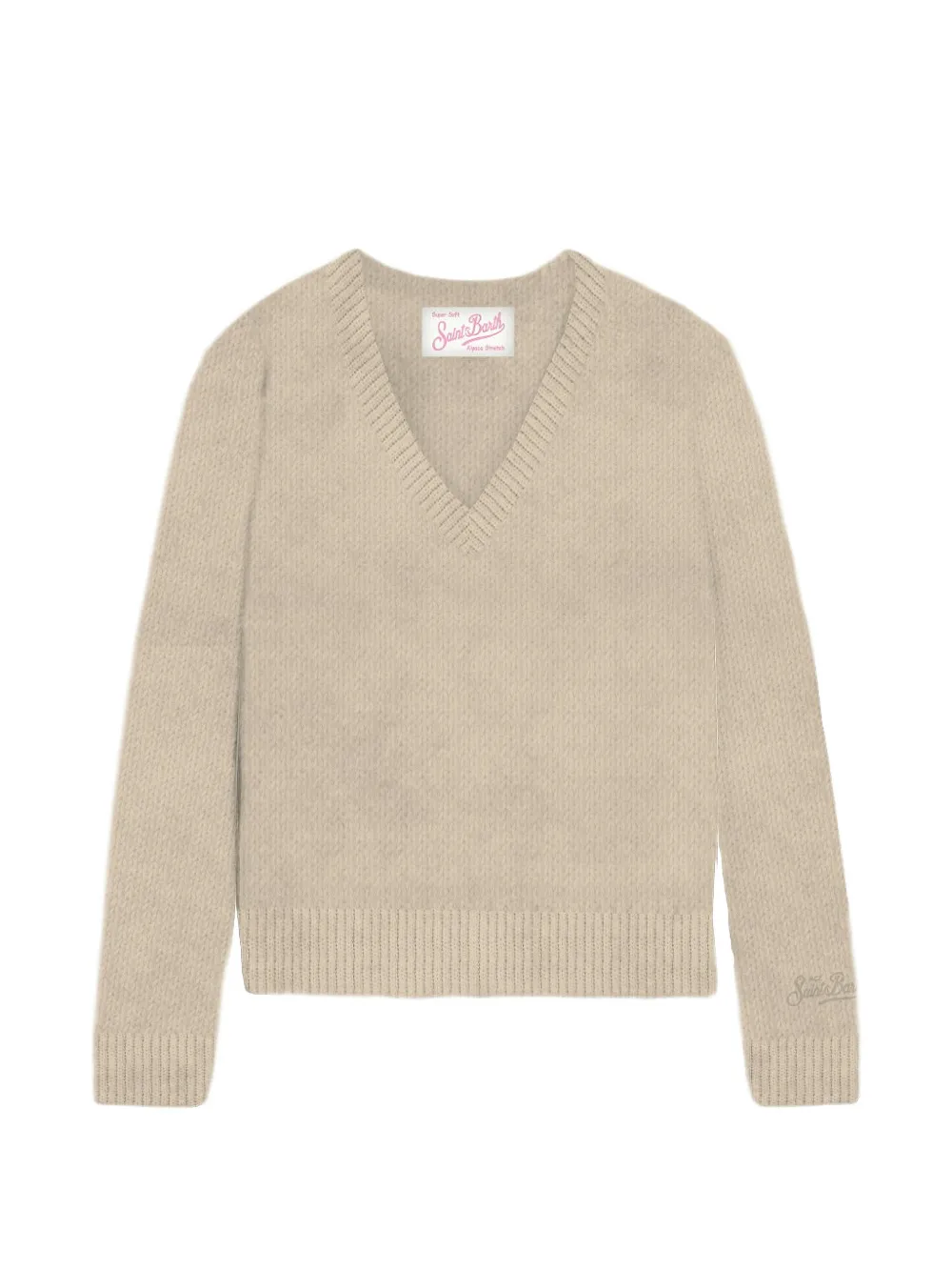 MC2 Saint Barth V-neck knitted sweater