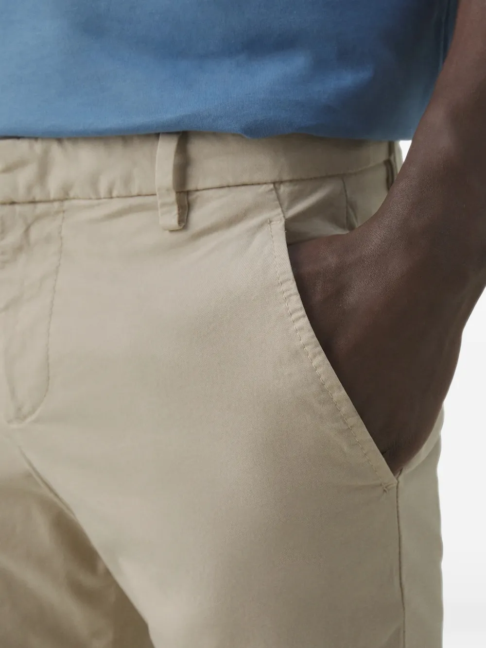 DONDUP Gaubert slim-fit broek met vijf zakken Beige
