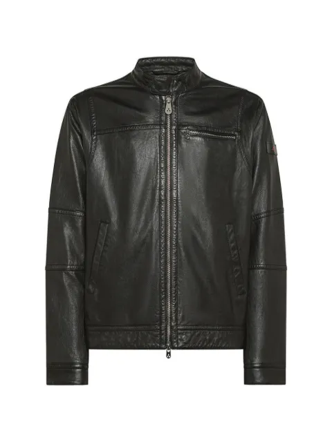 Peuterey zip-up leather jacket