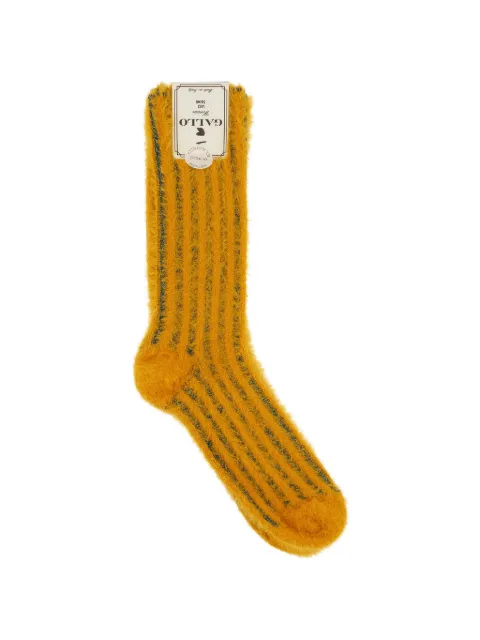 Gallo glitter-effect ribbed socks