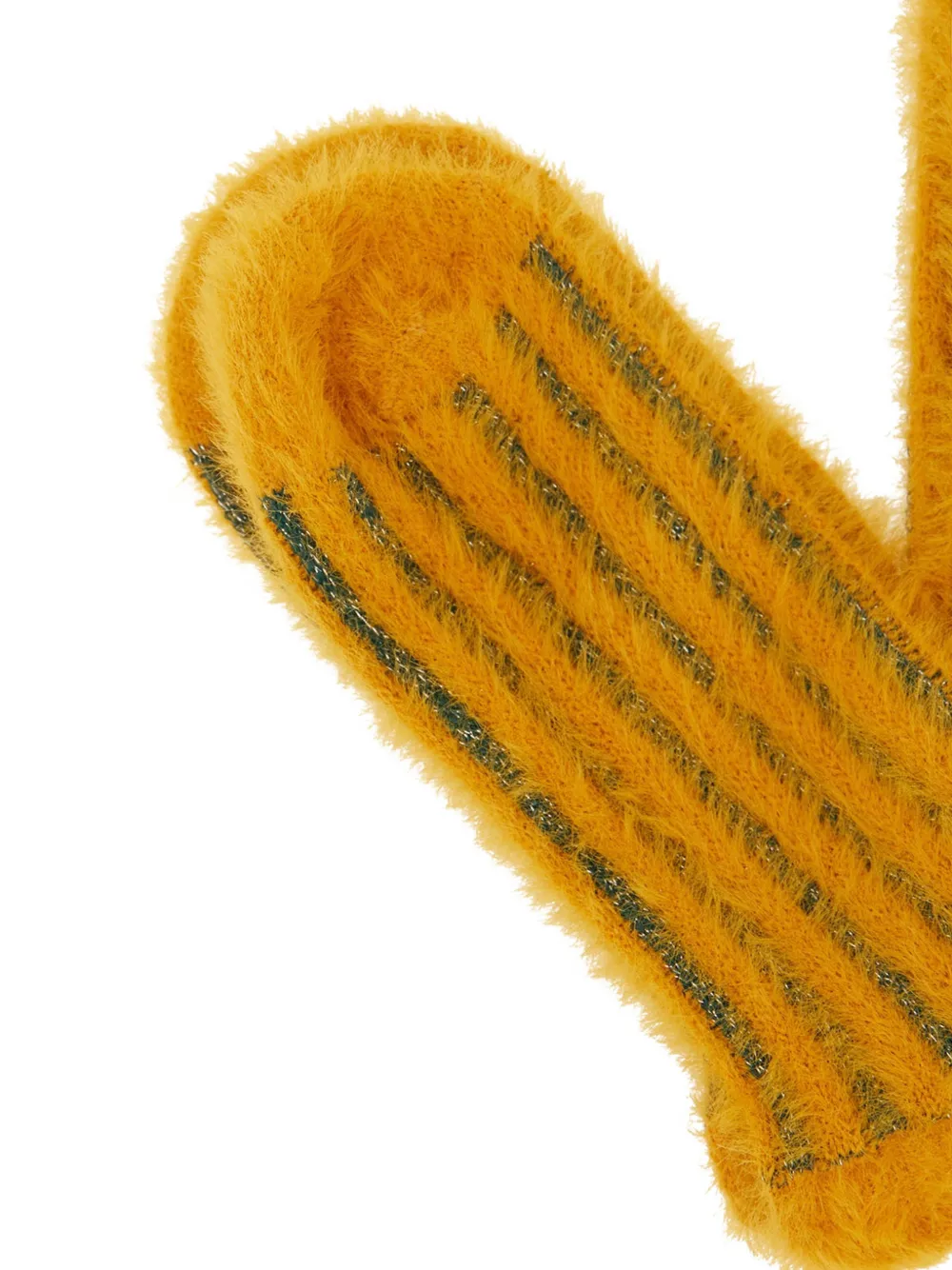 Gallo Geribde sokken met glitter-effect Geel