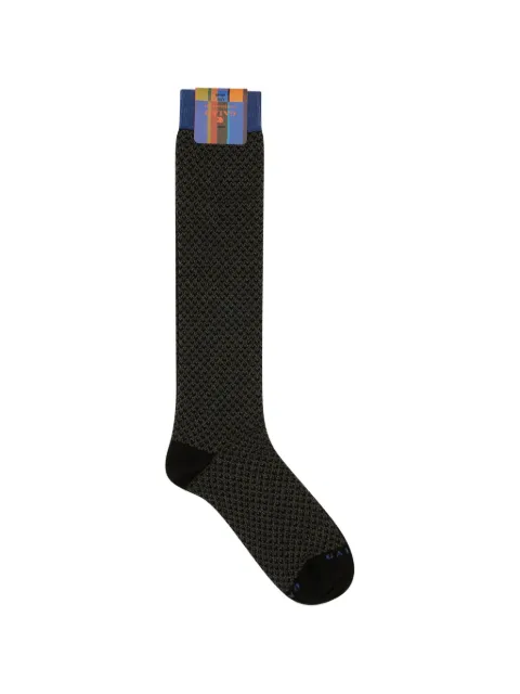 Gallo micro-patterned knee-high socks
