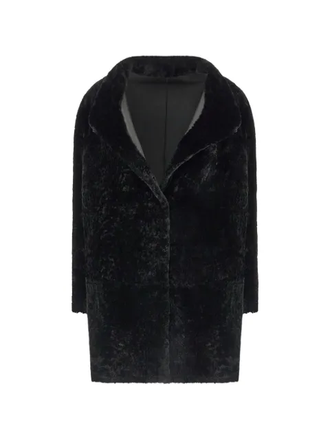 Drome shearling notch-lapel jacket
