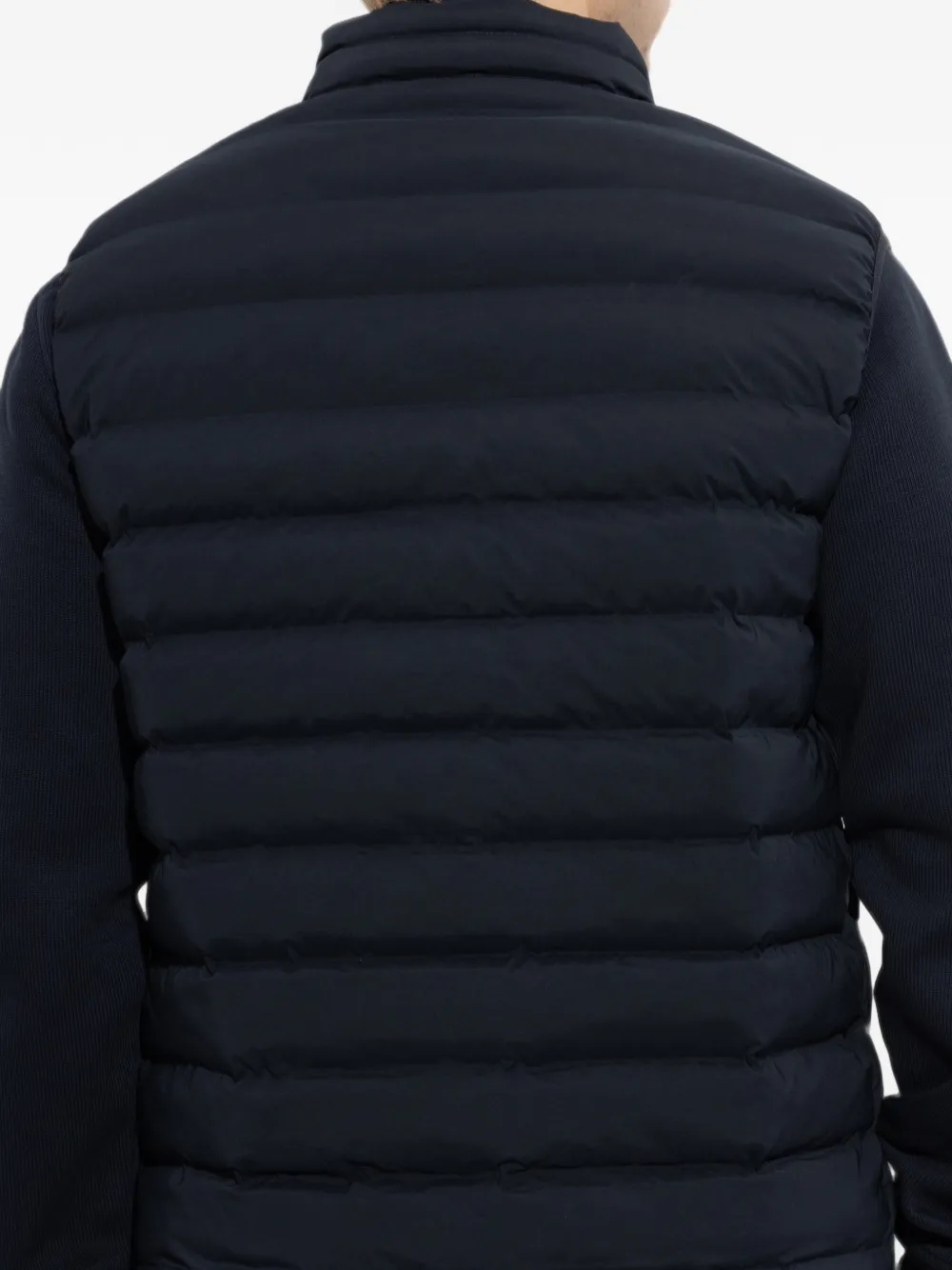 Ea7 Emporio Armani Bodywarmer met logopatch Blauw