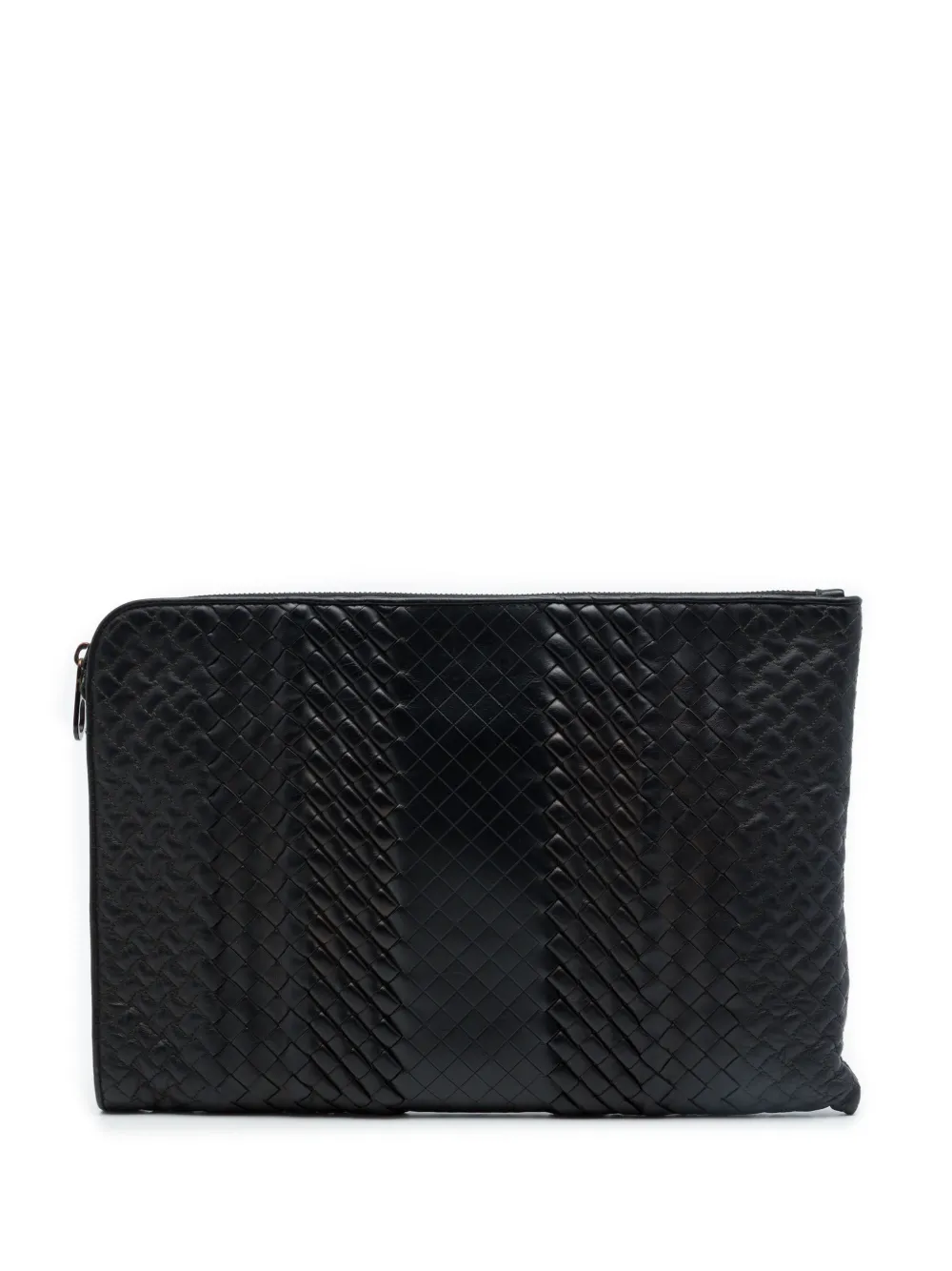 Bottega Veneta Pre-Owned 2012-2025 Imperatore Clutch aus Nappaleder mit Reißverschluss - Schwarz