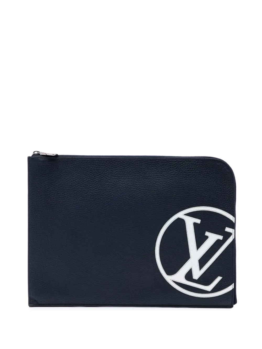 Louis Vuitton Pre-Owned pochette Taurillon Initials Circle Pochette Jour GM (2017) - Bleu