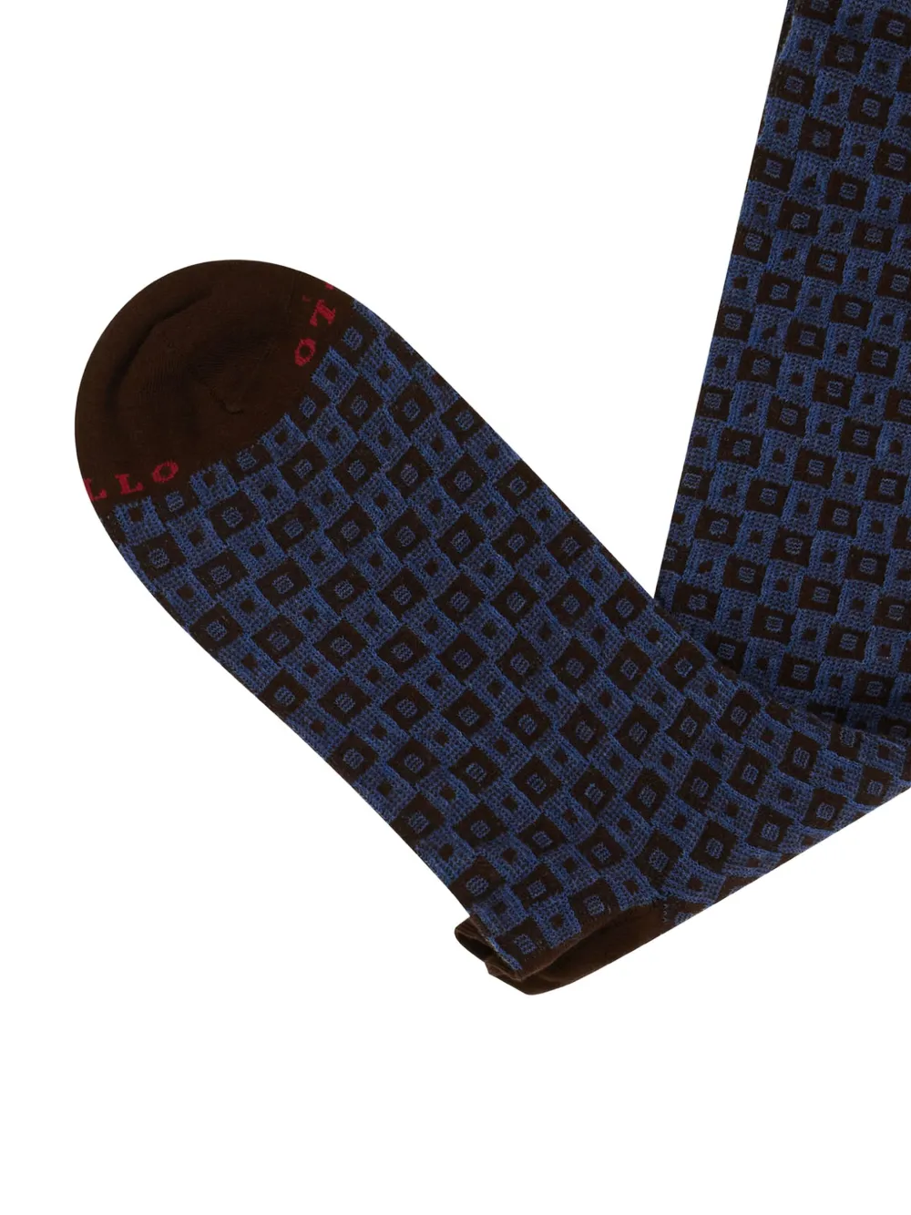 Gallo Sokken met geometrisch patroon Blauw