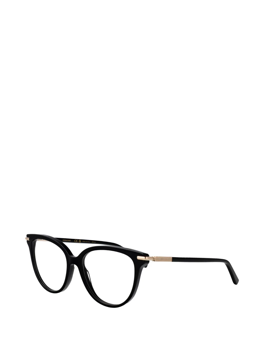 Ferragamo Eyewear Bril met cat-eye montuur Zwart