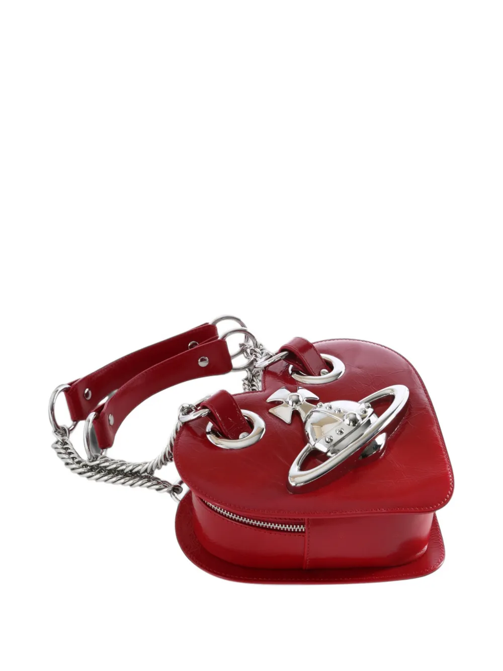 Vivienne Westwood Juliet tas met ketting en hart Rood