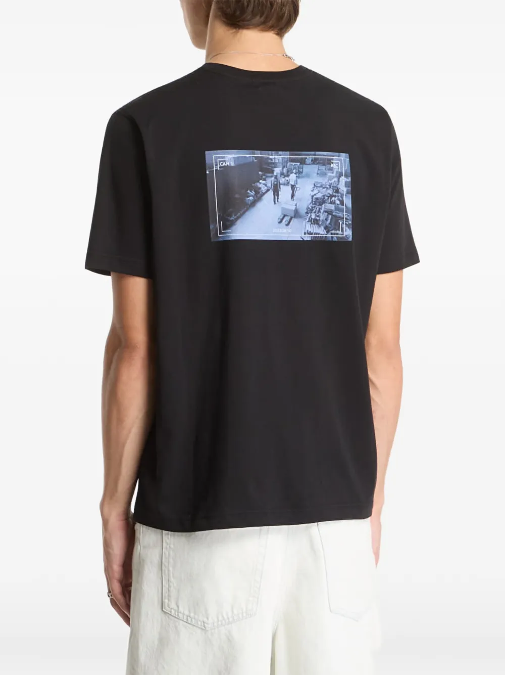 dime Leak T-shirt met grafische print Zwart