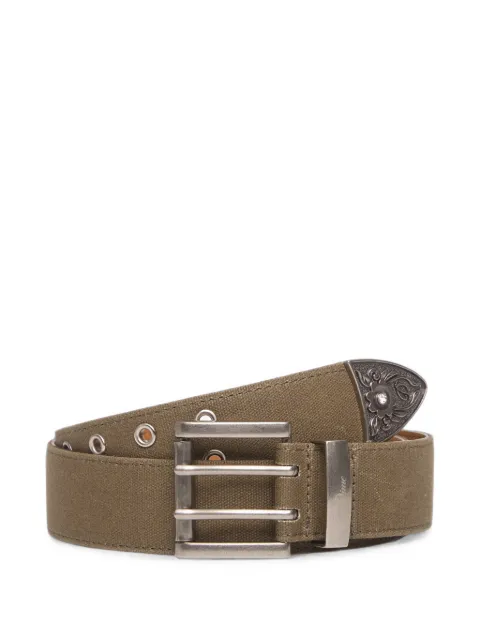 dime waxed double-prong belt