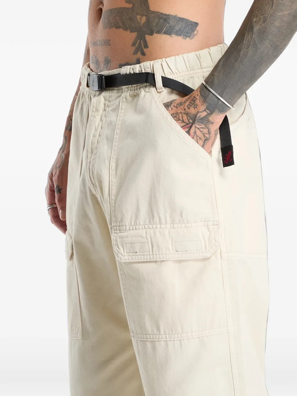 Gramicci EQT cargo broek met ceintuur Beige