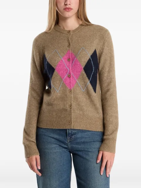 SAMSOE SAMSOE Sanor argyle-pattern cardigan