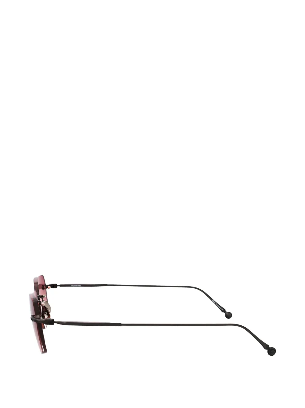 Matsuda M5008 rectangle-frame sunglasses Rood