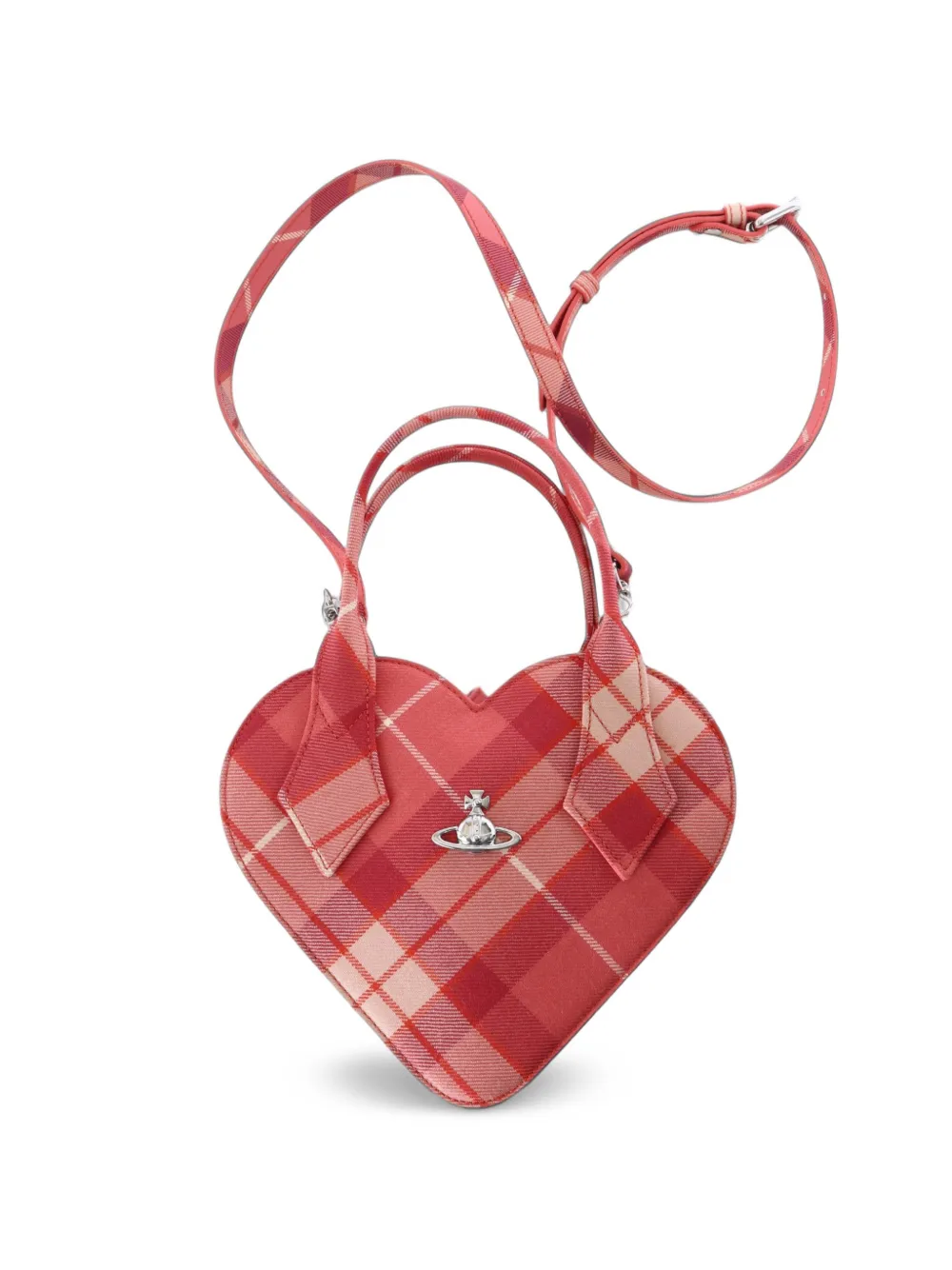 Vivienne Westwood Josephine heart crossbody bag - Rot