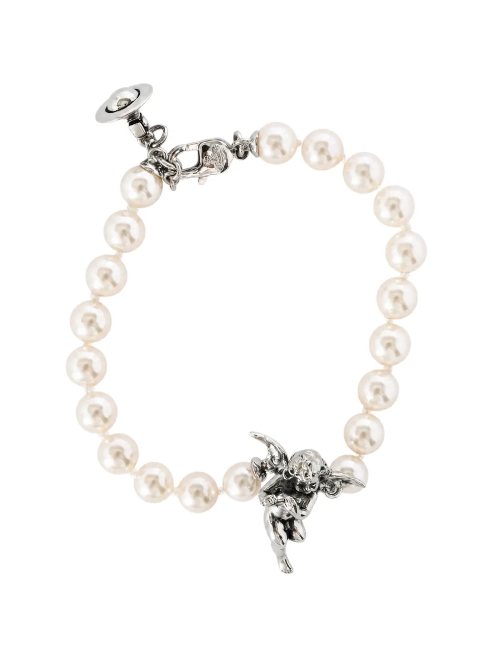 Vivienne Westwood cherub pearl bracelet - Toni neutri