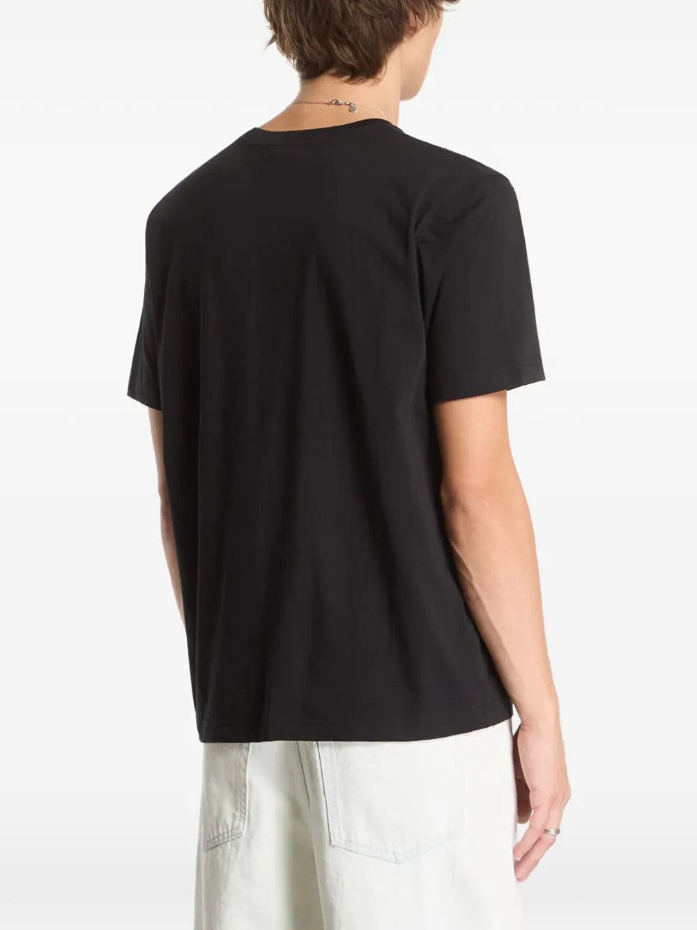 dime T-shirt met logoprint Zwart
