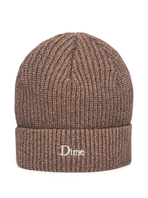 dime ribbed fold-over beanie hat