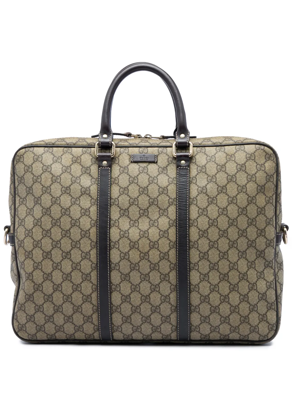 Gucci Pre-Owned sacoche à motif GG Supreme (2016-2026) - Tons neutres Gucci Pre-Owned sacoche à motif GG Supreme (2016-2026) - Tons neutres